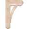 Ekena Millwork Thorton Craftsman Smooth Bracket w/ Offset Brace, Douglas Fir, 7 1/2"W x 20"D x 32"H BKT0806X20X32THR04SDF - alternate 3